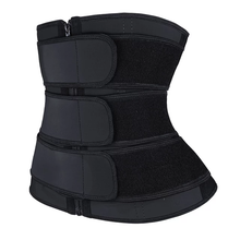 Load image into Gallery viewer, Waist Trainer 3 Belt support with Zipper
